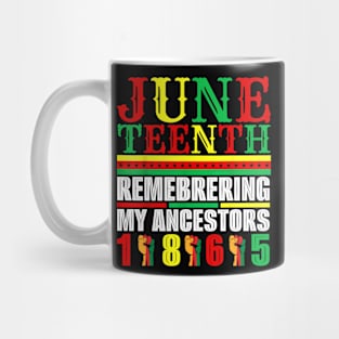 Juneteenth 1865 Remembering My Ancestors Mug